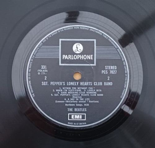 BEATLES " SGT PEPPER " SUPER 1 BOX EMI PRESS + INSERT - Picture 3 of 12