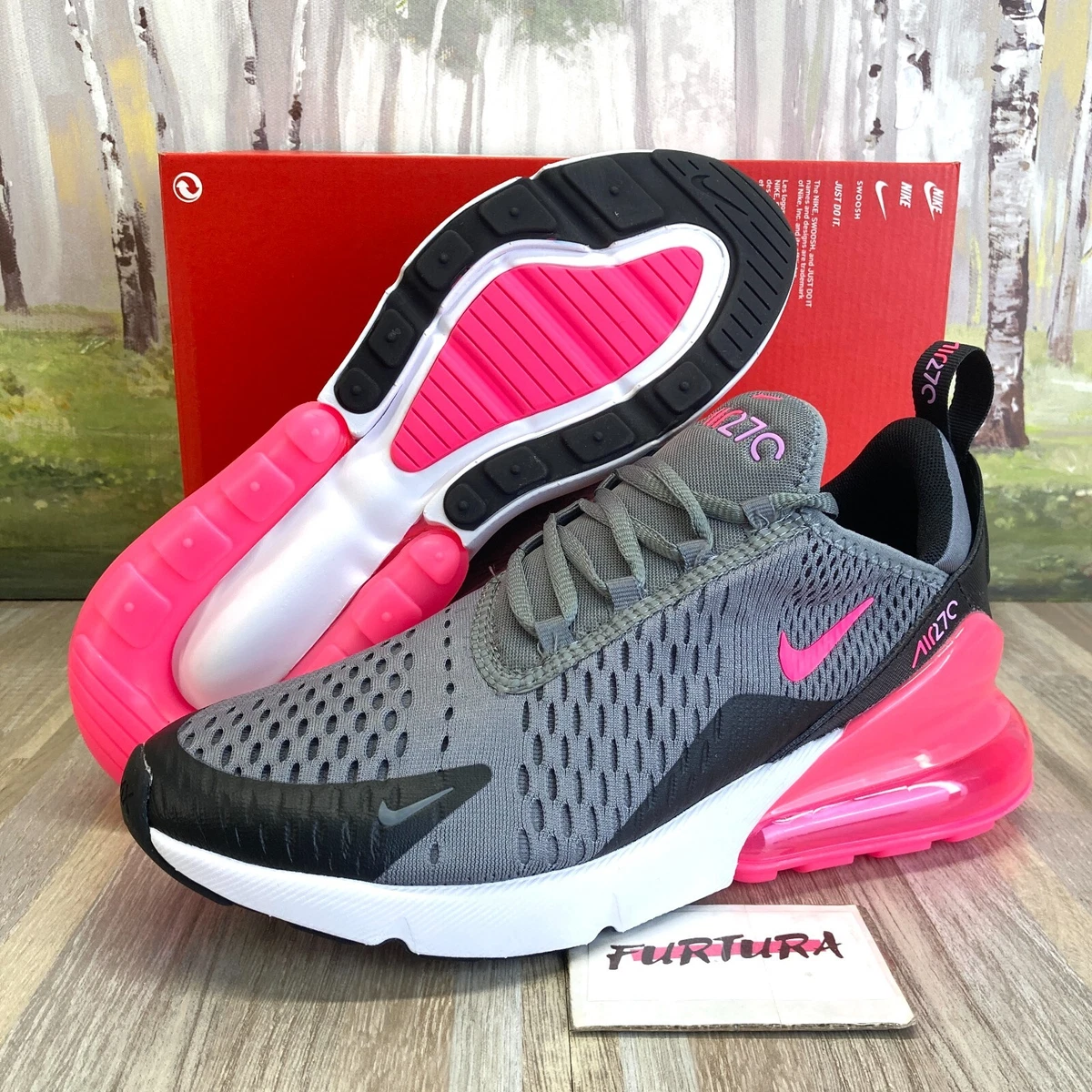 Nike air max hotsell 270 pink grey