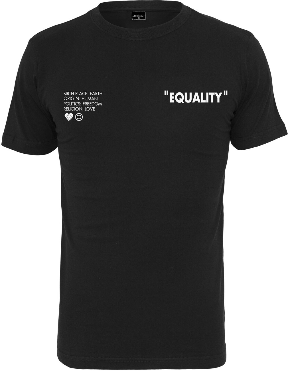 Футболка Mister Tee Birth Place Earth Tee Черная