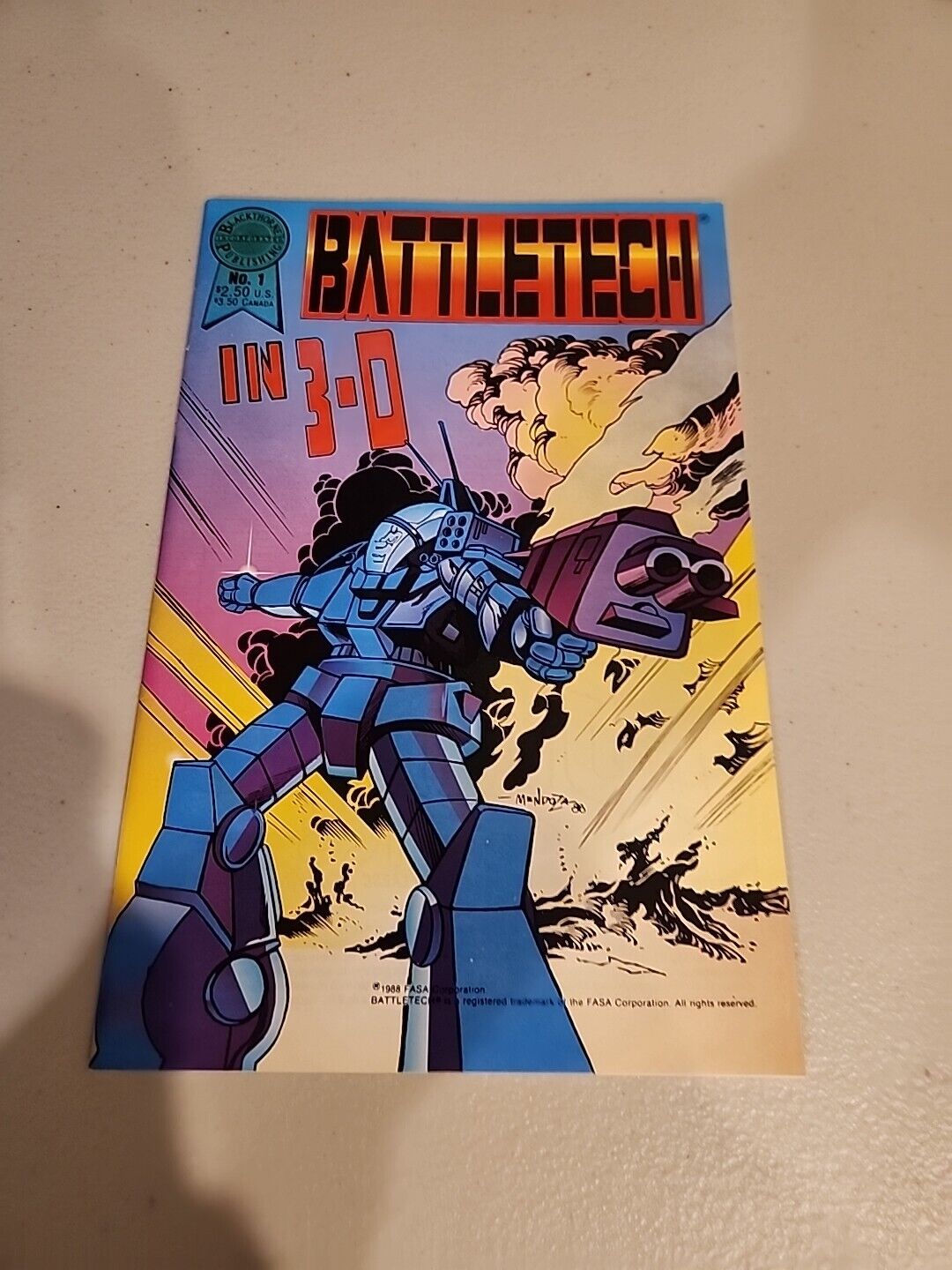 Battletech in 3-D #1 Blackthorne Publishing 