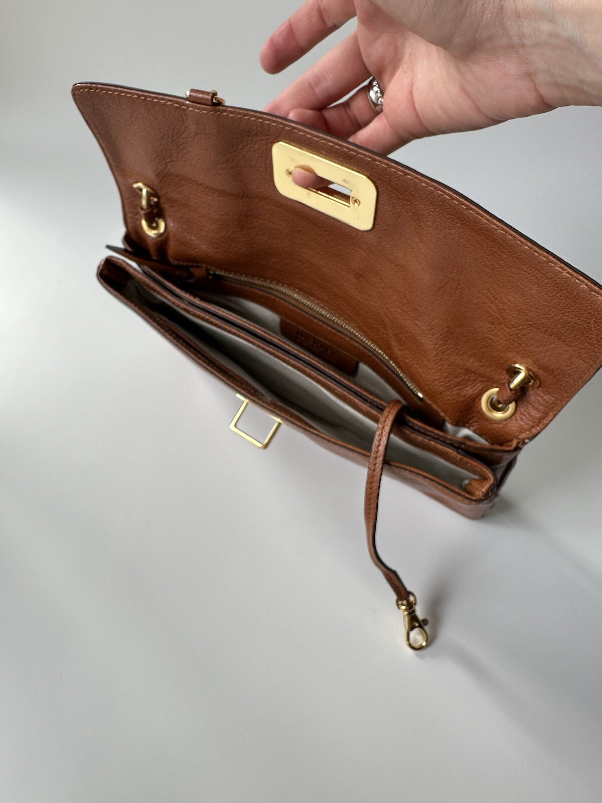 Michael Kors Genuine Leather Rectangular Medium S… - image 6