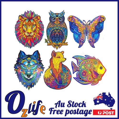 A3 Wooden Jigsaw Puzzles Unique Animal 