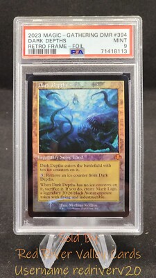 MTG Dark Depths Foil UMA 英語版 PSA 9 Graded - Dark Depths Retro Foil - Dominaria Remastered POP 1