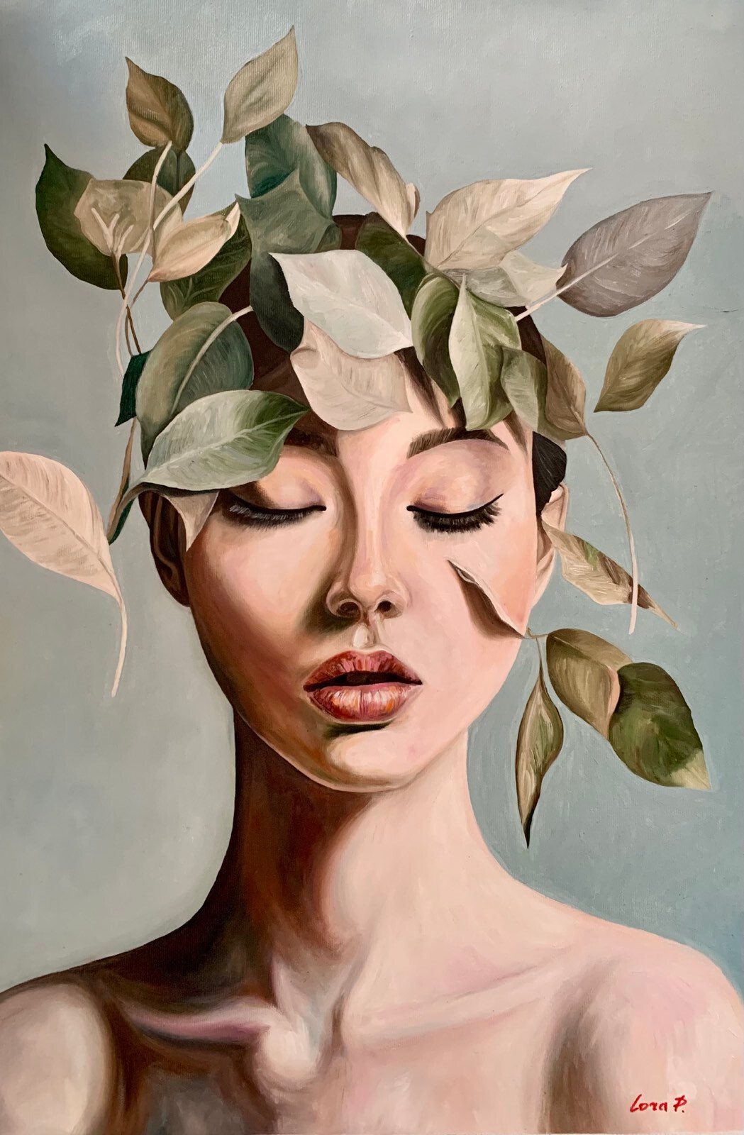 ORIGINAL OIL PAINTING WOMAN ART BY UKRAINE ARTIST eBay