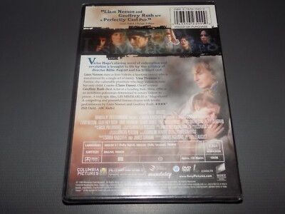 LES MISERABLES Liam Neeson Geoffrey Rush Uma Thurman Claire Danes