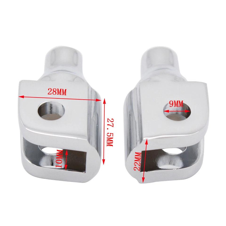 Large Front Foot Pegs Rest For 1999-2015 13 14 Suzuki Hayabusa GSX1300R GSXR1300 - Imagem 3 de 4