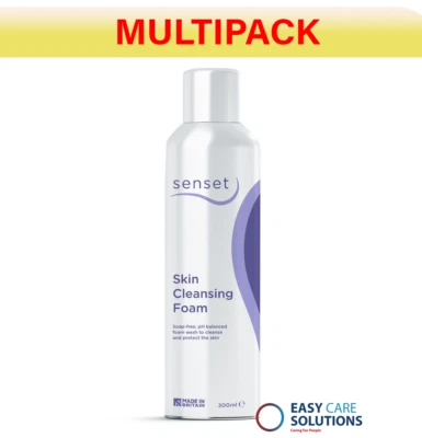 Vernacare Senset Skin Cleansing Foam - 300 ml Pack of 12