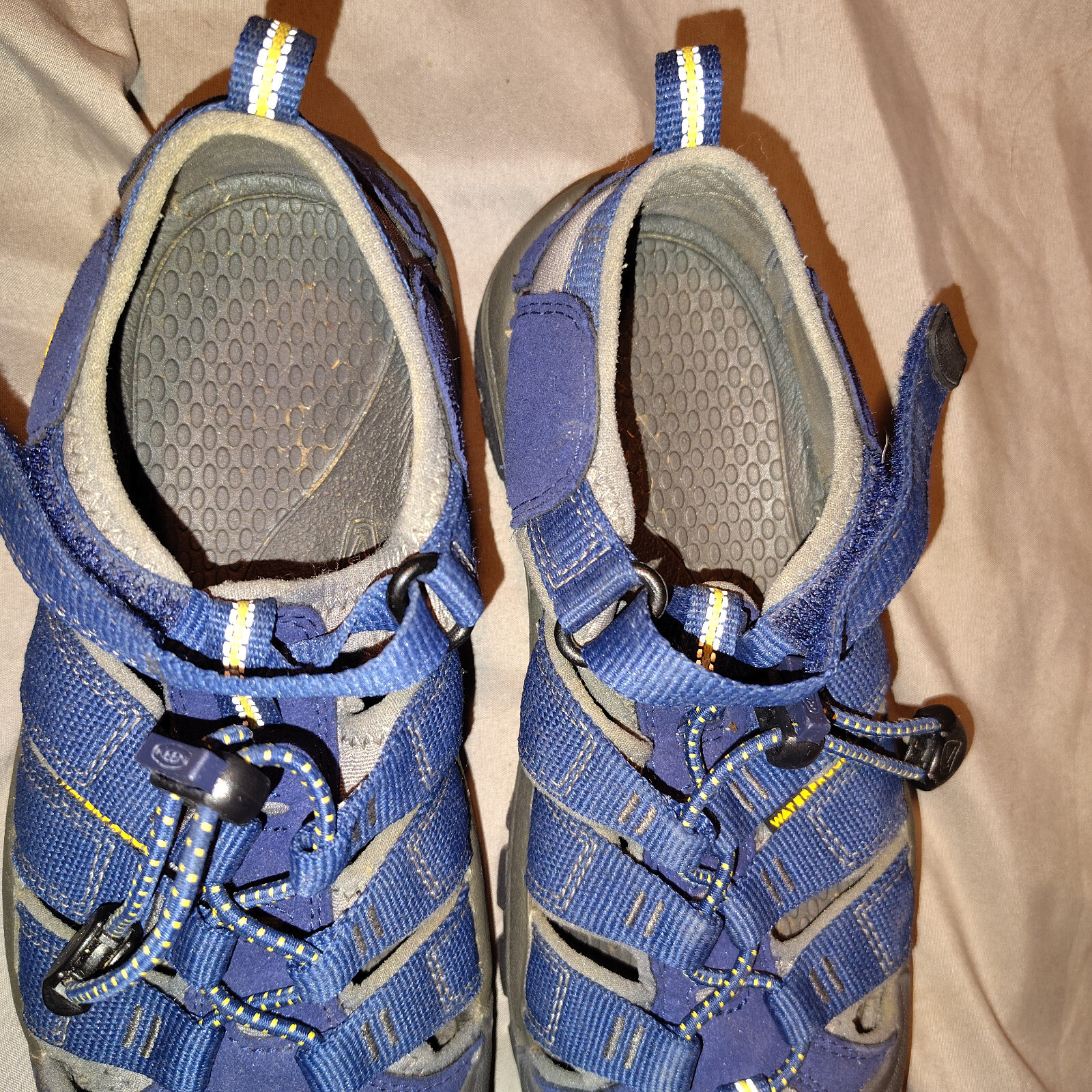 Sandali Keen Newport H2 impermeabili trail escursionismo blu navy ragazzi giovani taglia 3