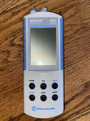Fisher Scientific AP61 Accumet Portable Laboratory PH Meter, Fisher AP61, Ph