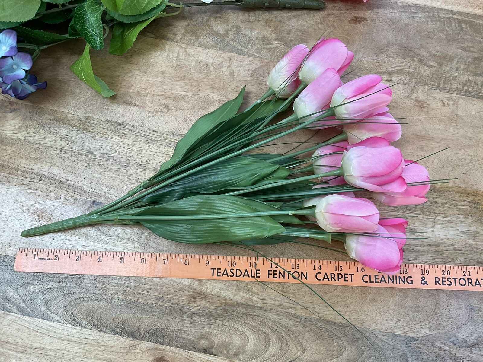 Artificial Spring Flowers ~ Hydrangea ~ Hyacinth ~ Tulips ~ Bouquet