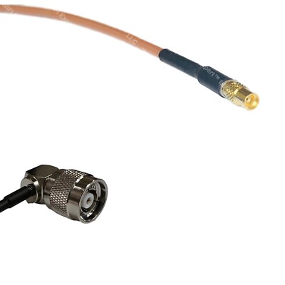 RG316 MMCX FEMALE to RP-TNC Male Angle RF Cable Rapid-SHIP LOT