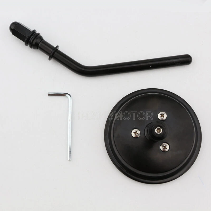 For Harley Davidson Street Glide FLHX Motorcycle Rearview Side Mirrors Black 8MM - Image 4 of 4