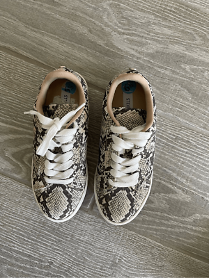 STEVE MADDEN Snakeskin Print Sneakers Size 6.5 | eBay