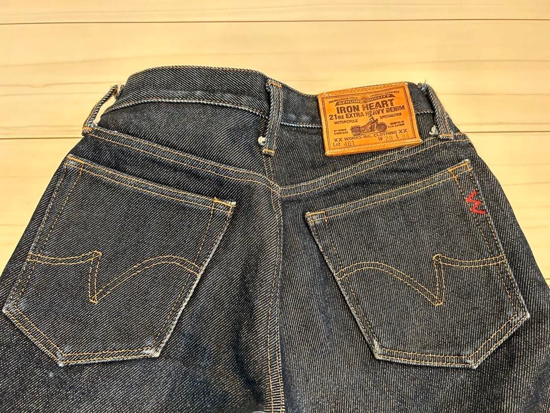 IRON HEART Denim Pants Made in Japan 21oz Extra Heavy Denim