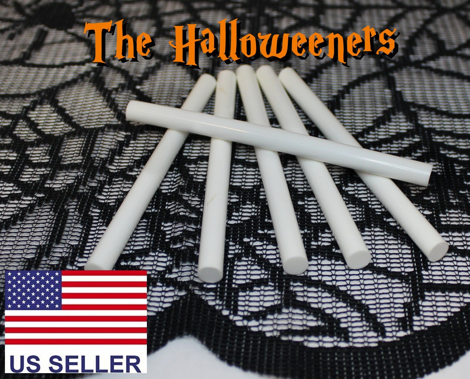 Ghost White 4" Mini Glue Sticks Halloween Crafts Hot Melt Adhesive 5/