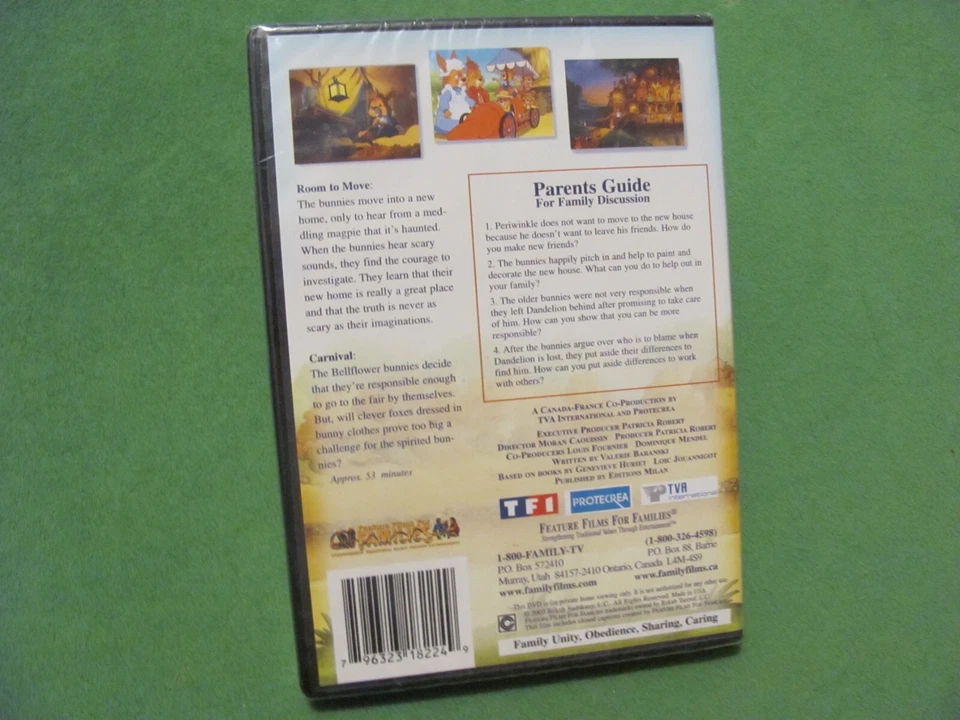 The Bellflower Bunnies Vol 1 DVD, 2003 New & Sealed - Image 2 of 2