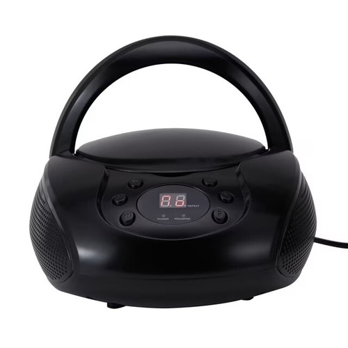 Portable Boombox CD Player AM/FM Stereo Radio Music Display Aux-in AC - Picture 8 of 9