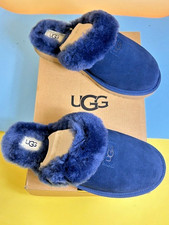UGG WOMEN'S COZY SLIPPERS NAVY BLUE SIZE 9 US GENUINE UGG FOOTWEAR STYLE
