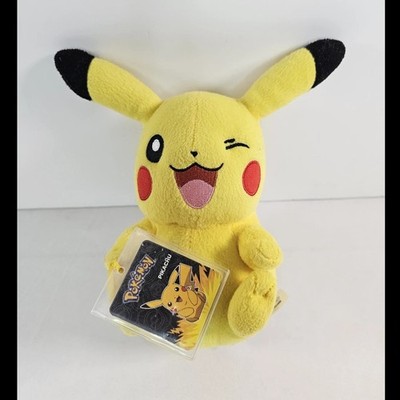Tomy Pokémon Pikachu Plush Toy Stuffed Animal Yellow 7 Inch Collectible