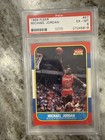 MICHAEL JORDAN ROOKIE #57 1986 FLEER PSA 6