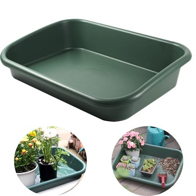 Garden Tidy Tray, Multifunctional One Piece Potting Tray for Seeding, Mixing,...