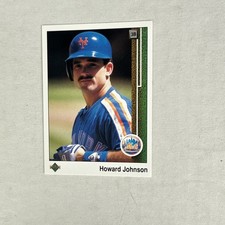 1989 Upper Deck #582 - Howard Johnson, New York Mets - NmMt - First Edition