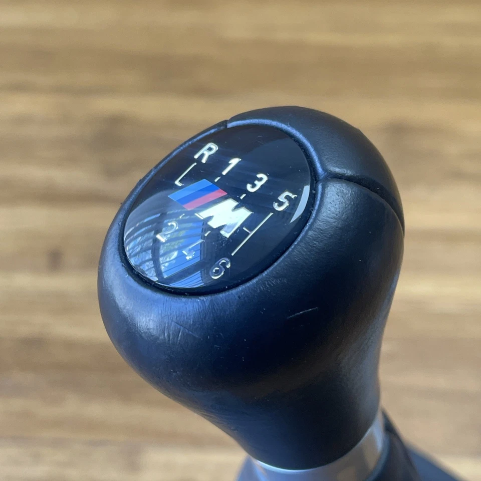 2021-2024 BMW M3 G80 MT Manual Transmission Shifter Black Leather OEM NOTE - Image 4 of 4