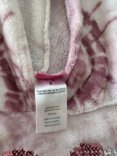 Girl’s 2-Piece Disney Junior Minnie Mouse Soft Fleece Lounge Set~Hoodie~Size 6 - Picture 2 of 3