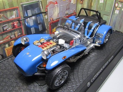 Lotus Seven Caterham SUPER 7 Blue 1 18 Caterham Super Seven Cycle Fender Lotus E