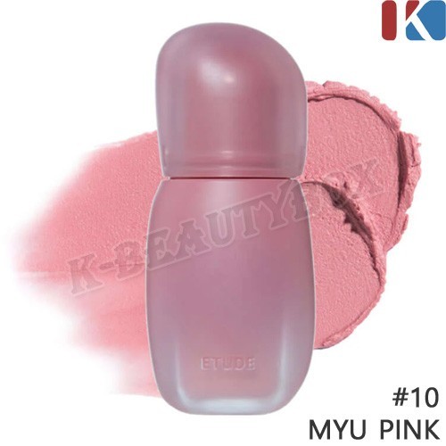 ETUDE Soft Fixing Tint 4g #10 MYU Pink Long-Lasting Smudging Lip