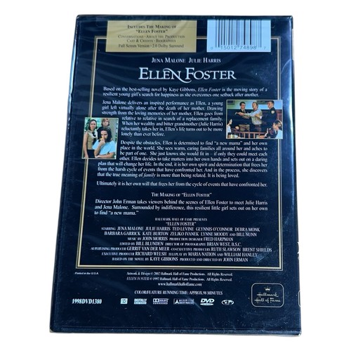 Ellen Foster Hallmark DVD 1997 Sealed Jena Malone Region 1 Gold Crown Drama - Picture 6 of 6