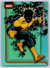 Sunspot 2026 Topps Chrome Marvel #172 Aqua Refractor #D 066/199