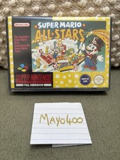 Super Mario - All Stars SNES Super Nintendo pal - complete- ex display box