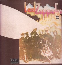 Led Zeppelin 2 LP vinyl UK Atlantic 1969 plum/orange label design has lemon song