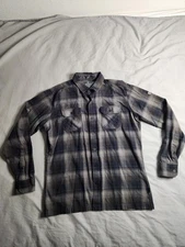 Kuhl Dillingr Flannel Button Up Shirt Mens Size Medium Plaid Outdoors 7186 NEW