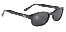 Original KD's Biker Sunglasses Black Frame/Smoke Lens 