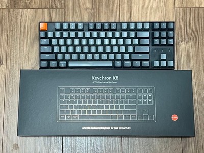 Keychron K8 TKL Wireless Mechanical Keyboard US Layout Brown Switch Gray Gebr...