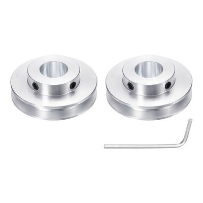 Für 1Pcs Single Groove Pulley, 16mm Bohrung 50mm Außendurchmesser für 6mm Riemen