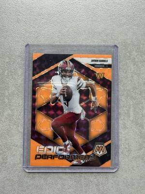 Jayden Daniels Washington Commanders Epic Performers Orange  NFL Football 2025