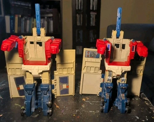 Vintage 1980s Set Of 2 Transformers G1 Powermasters Optimus Prime Body Only