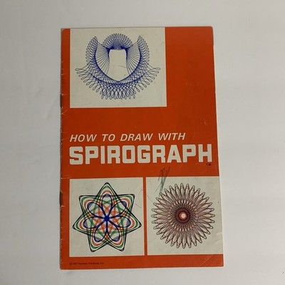 Vintage 1967 How to Draw with Spirograph Manual Booklet Only Kenner Product USA