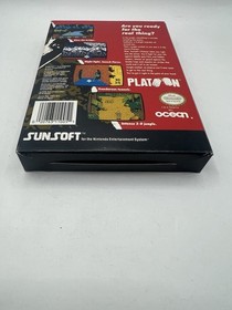 PLATOON NINTENDO NES GAME ~ COMPLETE ~