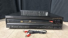 Sony CDP-C500 CD changer 5 disc carousel, Remote And Cables. Nice