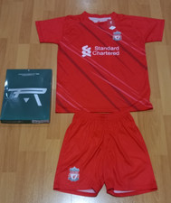 Official Liverpool Kit No 11 Salah - LFC Shirt, Shorts Kids - 13/14 Years