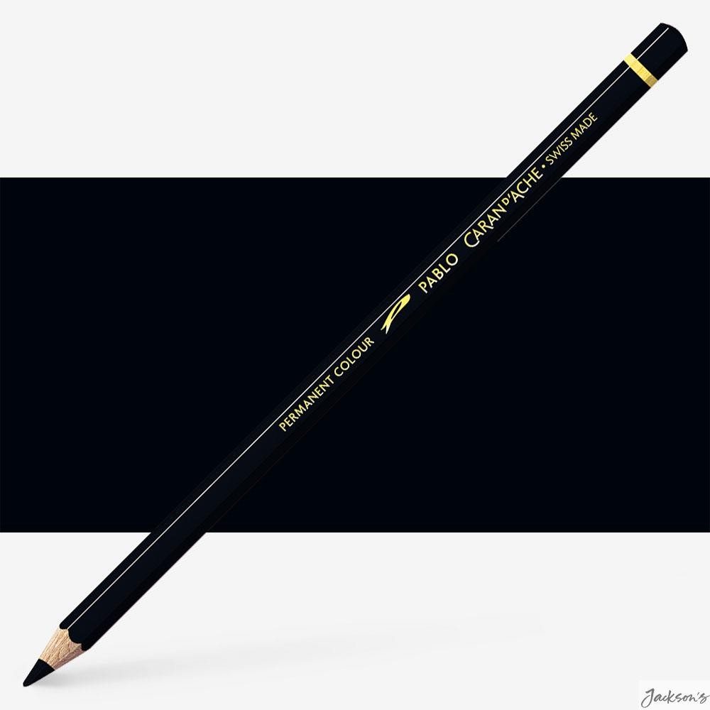 Caran d'Ache Pablo Coloured Pencil Wooden 3.8mm Realist Drawing Ivory Black 496