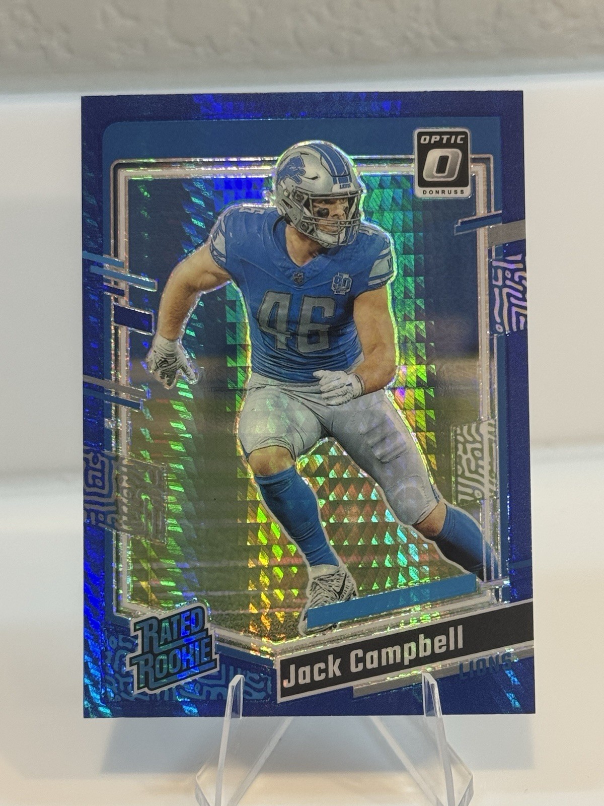 2023 Panini Donruss Optic  Rated Rookie Jack Campbell #235 Blue Hyper Prizm (RC)