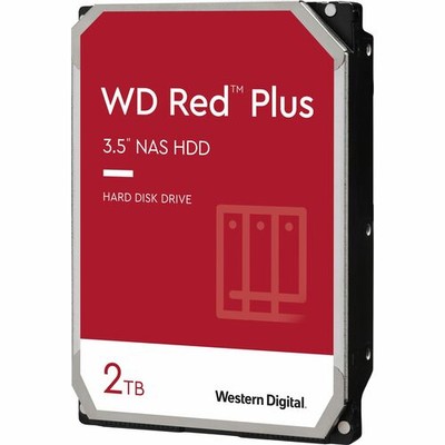 WD Red Plus WD20EFPX 2 TB Hard Drive - 3.5'' Internal - SATA (SATA/600)