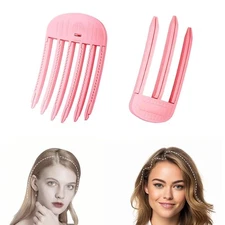 2Pcs Hair Volumizer Clip for Fluffy Bangs, Quick High Crown Volume Tool, 3/6 ...