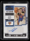 Isaiah Roby 2023-24 Panini Contenders #VTR-IRK Season Ticket New York Knicks