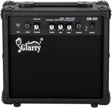 Glarry 20W Electric Guitar Amplifier Portable Desktop Practice Amp Headphone Jac